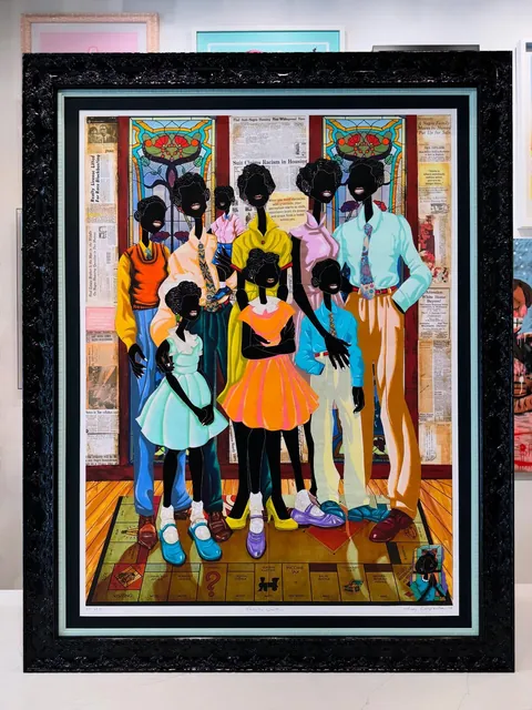 Leroy Campbell, Family Wealth, in a Frame Chicago frame.